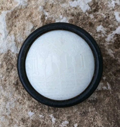Rare gros bouton vintage - bouton, verre