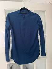⭐GENUINE EX POLICE BLUE POLO LONG SLEEVE TSHIRT SIZE 34 XS FREE POSTAGE LLC5⭐