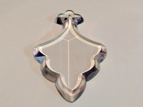 Pampille plaque cristal de - en,