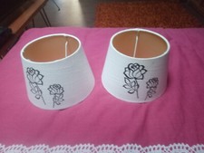 2 abats jours nature déco fleur