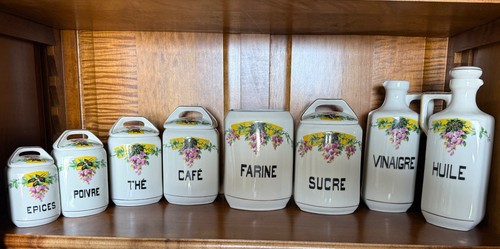 Série ancien pots epices