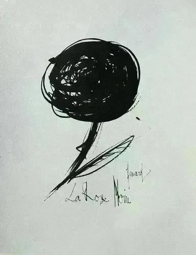 Bernard buffet la rose - bernard,