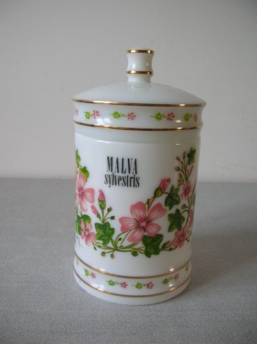 Ancien pot pharmacie malva - à,
