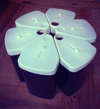 Lot of 6 Vintage Tupperware Style Kitchen Storage & Storage Boxes