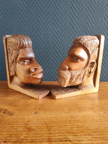 Paire serre livres anciens - serre-livres,