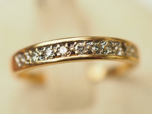 Demie alliance vintage 18k - or,