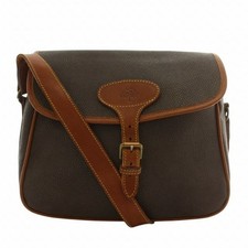 MULBERRY Brown Leather Shoulder Bag Japan F/S USED