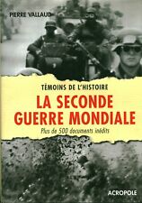 Livre témoins de l'histoire