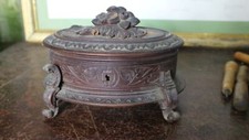 old small wooden box