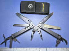 Leatherman Wave Plus+ Black Oxide Multi-Tool BOD 0622 EXLUC W/New Nylon Sheath