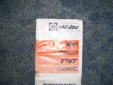 1976 skidoo operators manual