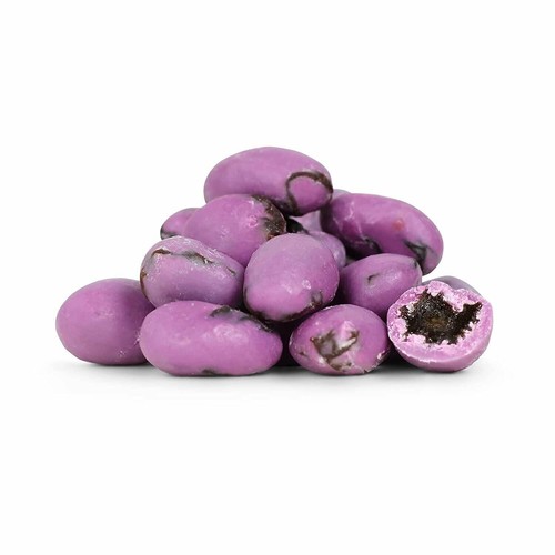 Purple yogurt covered - covered, raisins
