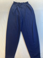 Express Tricot Sweats Women's Blue Color Size Small Stretch Polyester Cotton