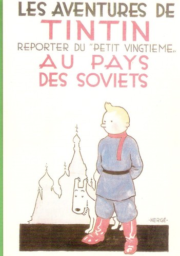 Herge carte postale les - herge,