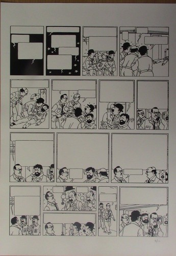 Tintin herge reproduction - tintin,