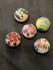 Vintage Molinard Concreta Paris France Bakelite Solid Perfume Bottles Lot of 5