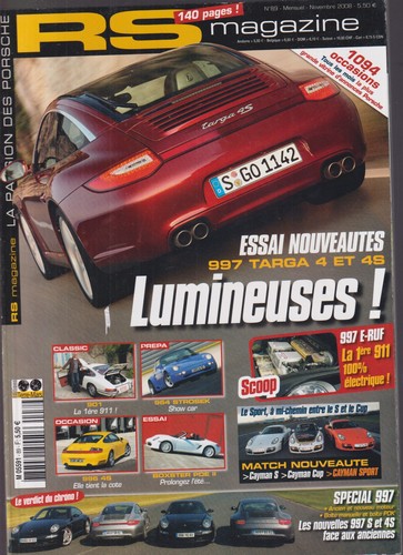 Magazine 997 targa 4 - magazine,