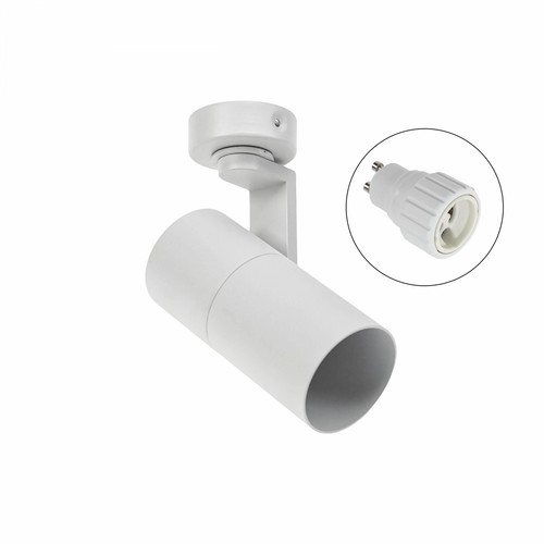 Projecteur apparent gu10 - gu10, blanc
