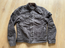 NEW Rare Belstaff Motorcycle Vented Rubberised Cotton Jacket Brown Men's Medium