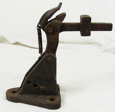 old established vice clamp leather brothel upholstery case