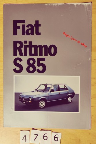 Fiat ritmo brochure - fiat, s