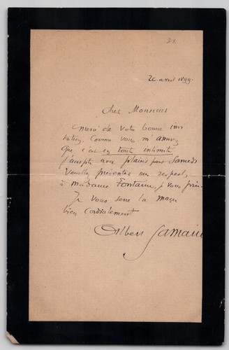 Albert samain lettre - samain,,