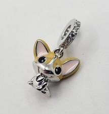 925 Sterling Silver Little Dog Chihuahua Charm Pendant