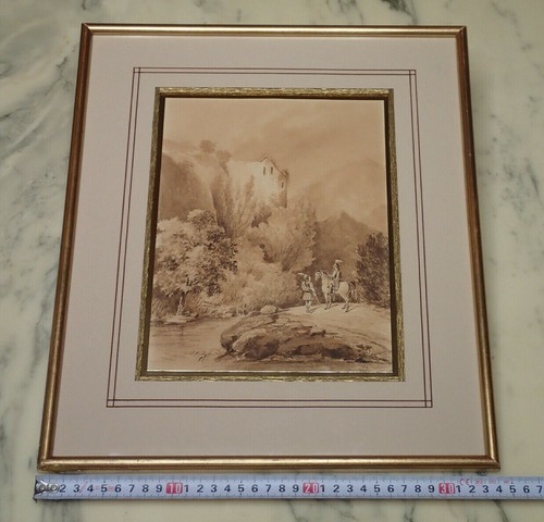 1831 lavis romantisme cavalier - 1831,