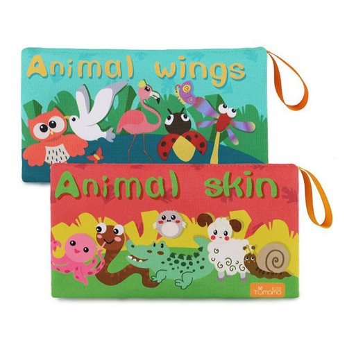 Animaux chiffon doux livre - animaux, son