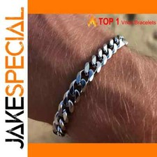JakeSpecial – Stainless Steel Chunky Miami Curb Bracelet