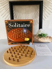 225⚜️ Le Solitaire Pawns Board Game & Schmidt Solid Wood Tray