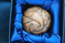 PA11ESC  FIGURINE STATUETTE STATUE SPHERE ESCHER FISCH POISSON  REPRODUCTION 