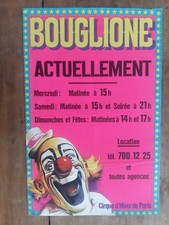Affiche BOUGLIONE Cirque