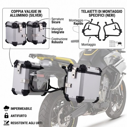 Valises latérales cruizer - valises,