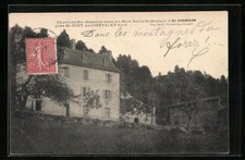 Old postcard St-Just-en-Chevalet, Chalet de Ste-Suzanne dans les Bois Noirs St-Romain 