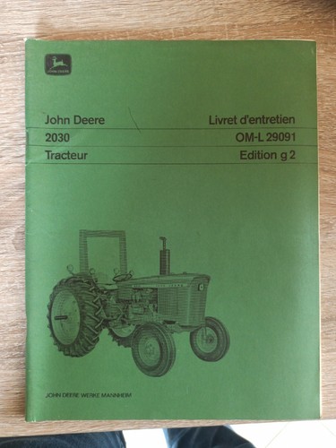 Manuel utilisation tracteur - manuel,