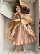 Christine and Cécile creators - Mundia Amarante porcelain doll 57 cm high