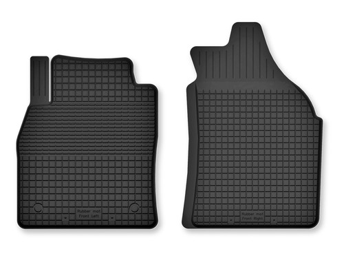 Tapis avant caoutchouc - , bac