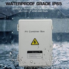 Bo?te combin��e photovolta?que ��tanche robuste pour panneaux solaires configu