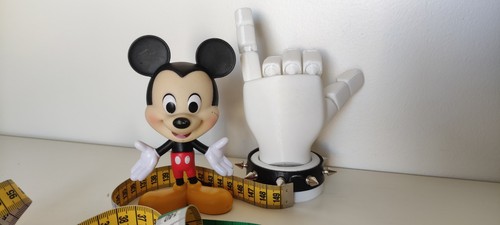 Mickey 12cm plastique dur - mickey,