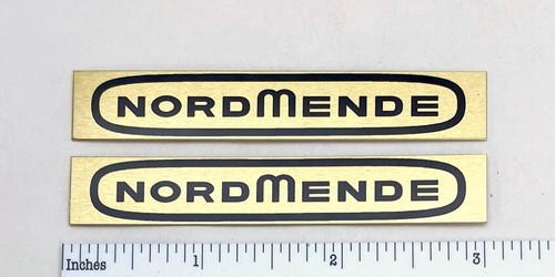 Nordmende speaker grill badges - nordmende,