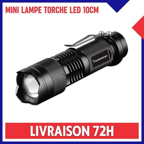 Mini lampe torche led tactique - mini,