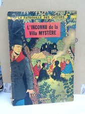 BD Patrouille des Castors  Dupuis - Souple L'inconnu de la villa mystère EO 1958