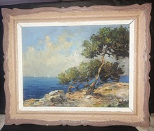 Tableau provençal sur carton