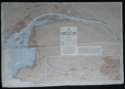 Carte marine 6854 cours - carte, n°6854,