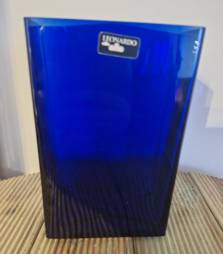 Ancien vase verre soufflé - vase,