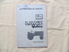 Tracteur LANZ Bulldog 13 cv -
