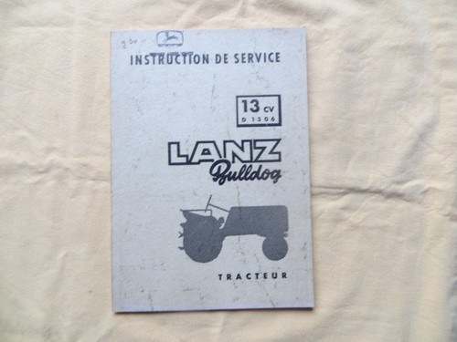 Tracteur lanz bulldog - tracteur, cv