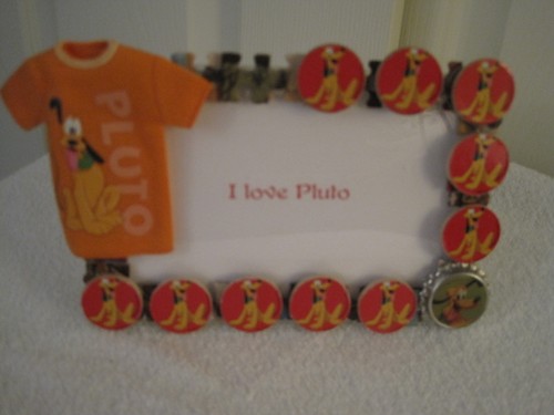 Disney pluto frame - pluto, bottle