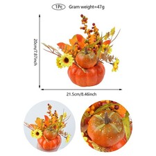 Citrouille Halloween en mousse